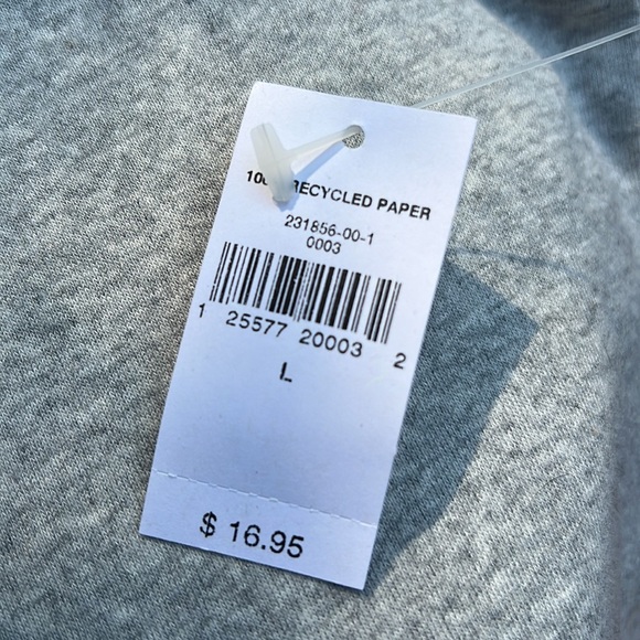 NWT Gap Super Soft  size large Gray Tank Top. Hits at lower hip. - Picture 4 of 5